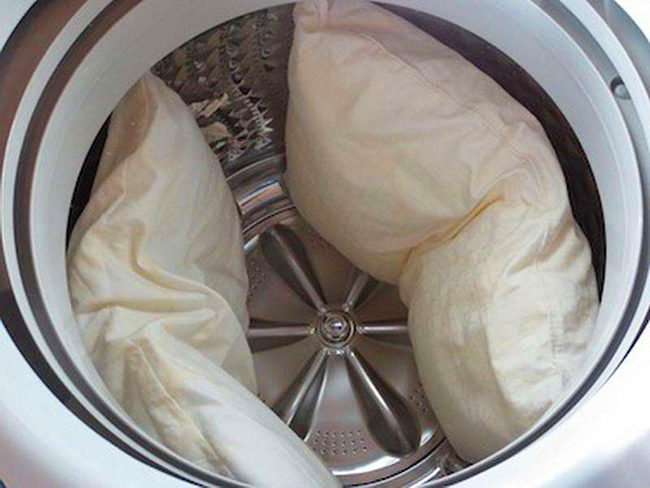 постирать подушку в стиральной машине