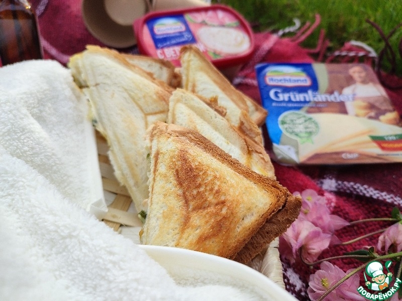 Сэндвичи для пикника с сыром