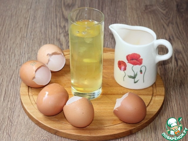 Яйцо запеченное с ветчиной и сыром