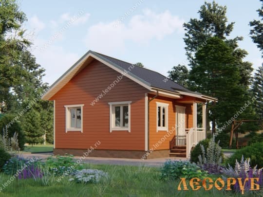Строительство дома из бруса 6 х 6