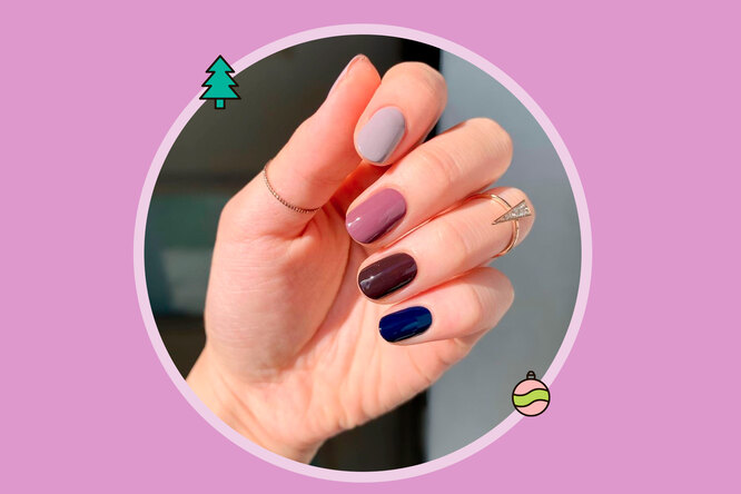 Какой маникюр сделать на Новый год-2023: главные цвета года Черного Кролика
