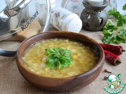 Марокканский гороховый суп "Биссара"
