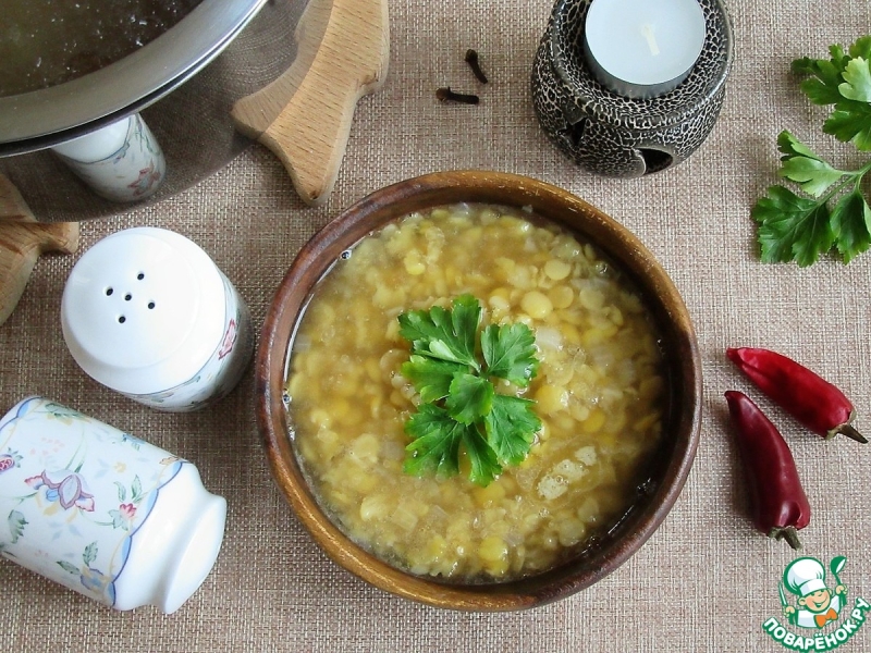 Марокканский гороховый суп "Биссара"