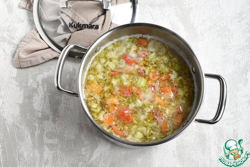 Суп по-итальянски с фаршем и овощами