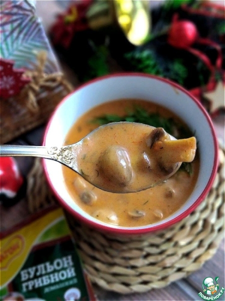 Венгерский грибной суп с паприкой