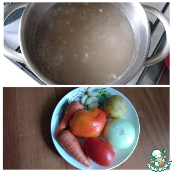 Перлово-гороховый суп "Зимний"