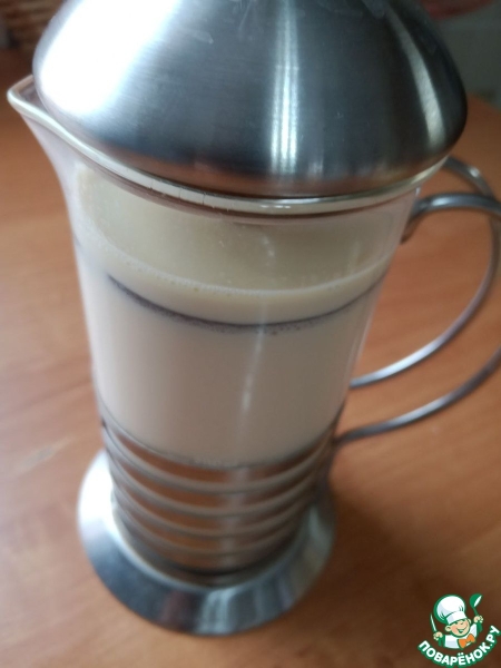 Молочно-кокосовый чай с белым шоколадом
