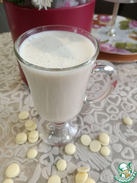 Молочно-кокосовый чай с белым шоколадом