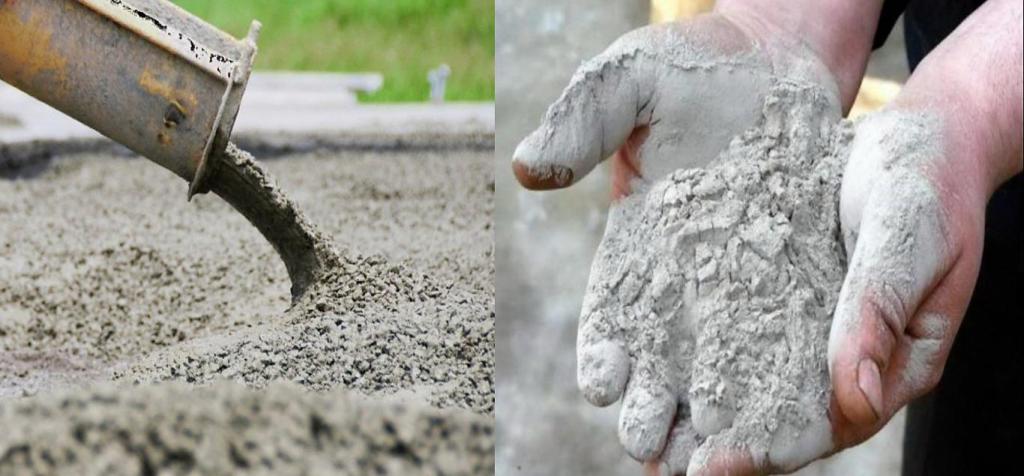 Отличие цементного раствора от бетона