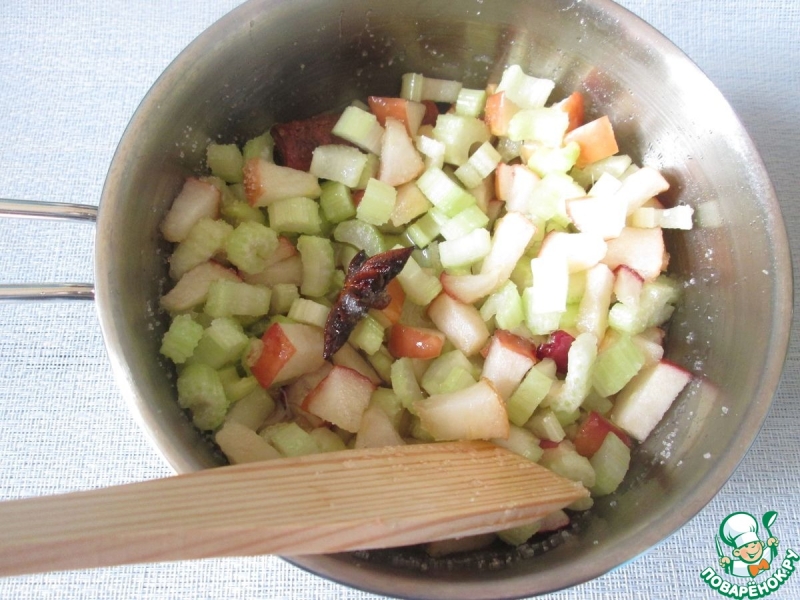 Варенье из черешкового сельдерея с яблоком