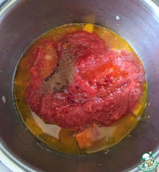 Тыквенно-томатный суп