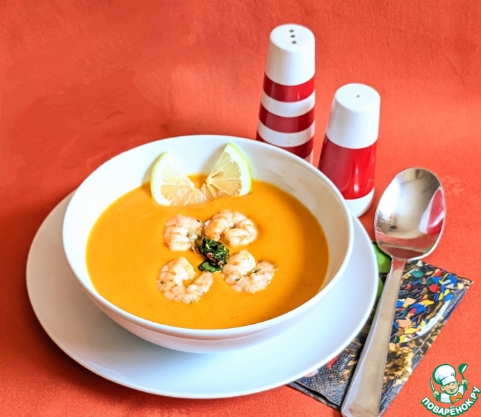 Тыквенно-томатный суп