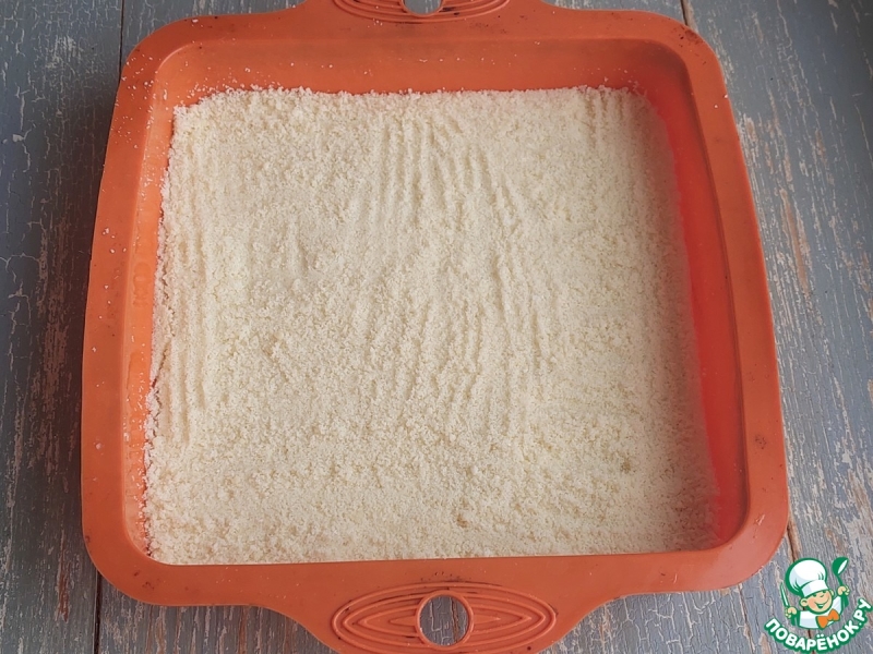 Песочный пирог с творожно-ягодной начинкой